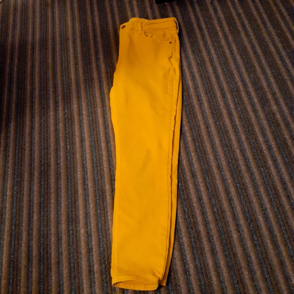 Mustard Yellow Skinny Jeans